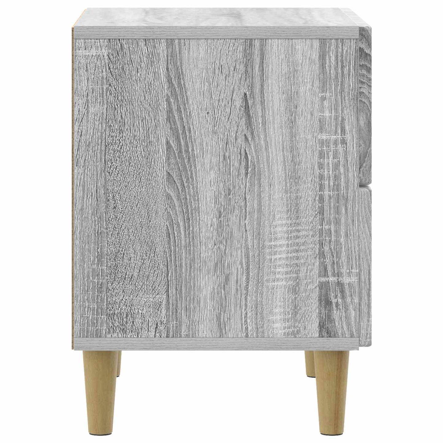 vidaXL Κομοδίνο Γκρι Sonoma 43 x 34,5 x 48 εκ Επεξεργασμένο Ξύλο