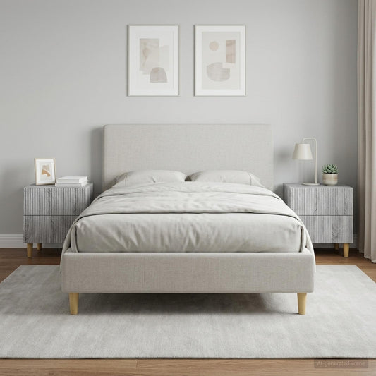 vidaXL Κομοδίνο 2 τμχ. Γκρι Sonoma 43 x 34,5 x 48 εκ