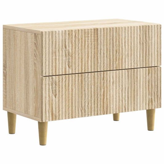 vidaXL Κομοδίνο Sonoma Δρυς 62 x 34,5 x 48 εκ Επεξεργασμένο Ξύλο
