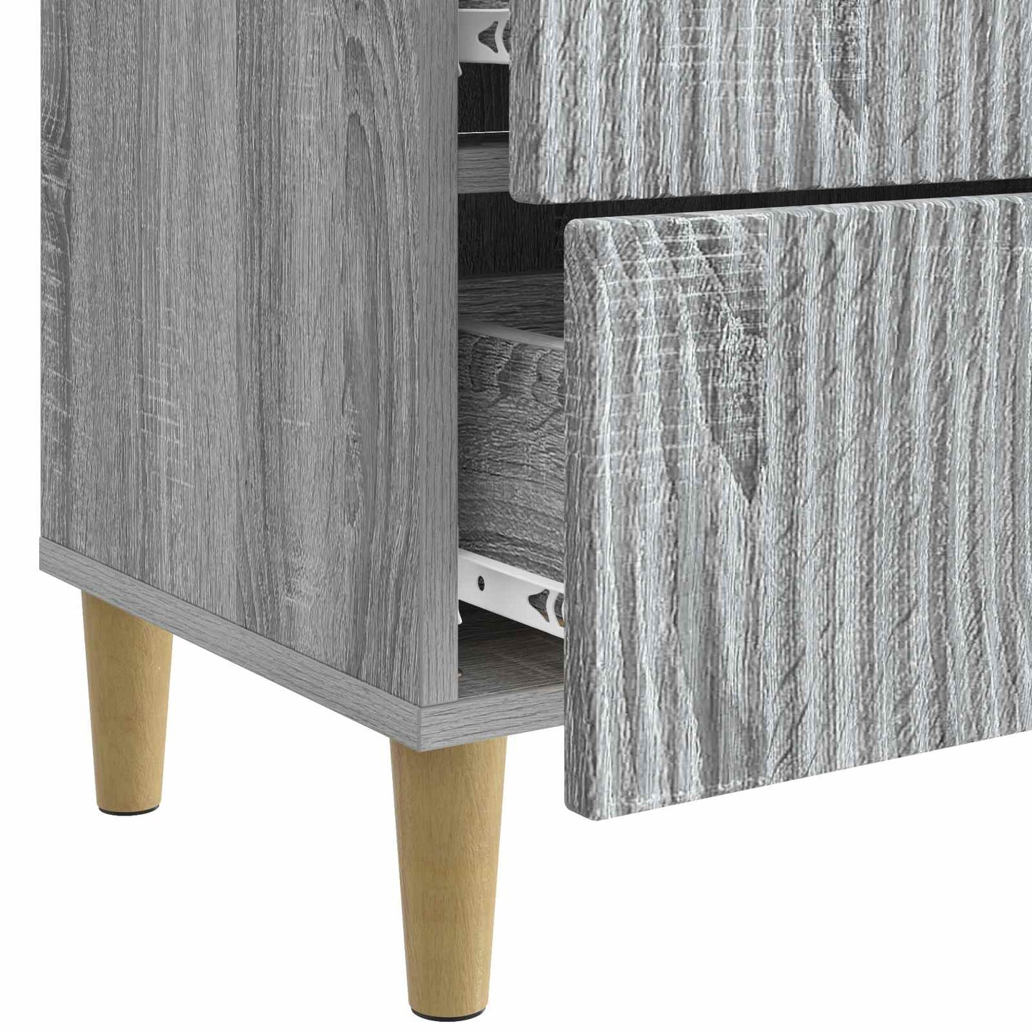 vidaXL Κομοδίνο Γκρι Sonoma 62 x 34,5 x 48 εκ Επεξεργασμένο Ξύλο