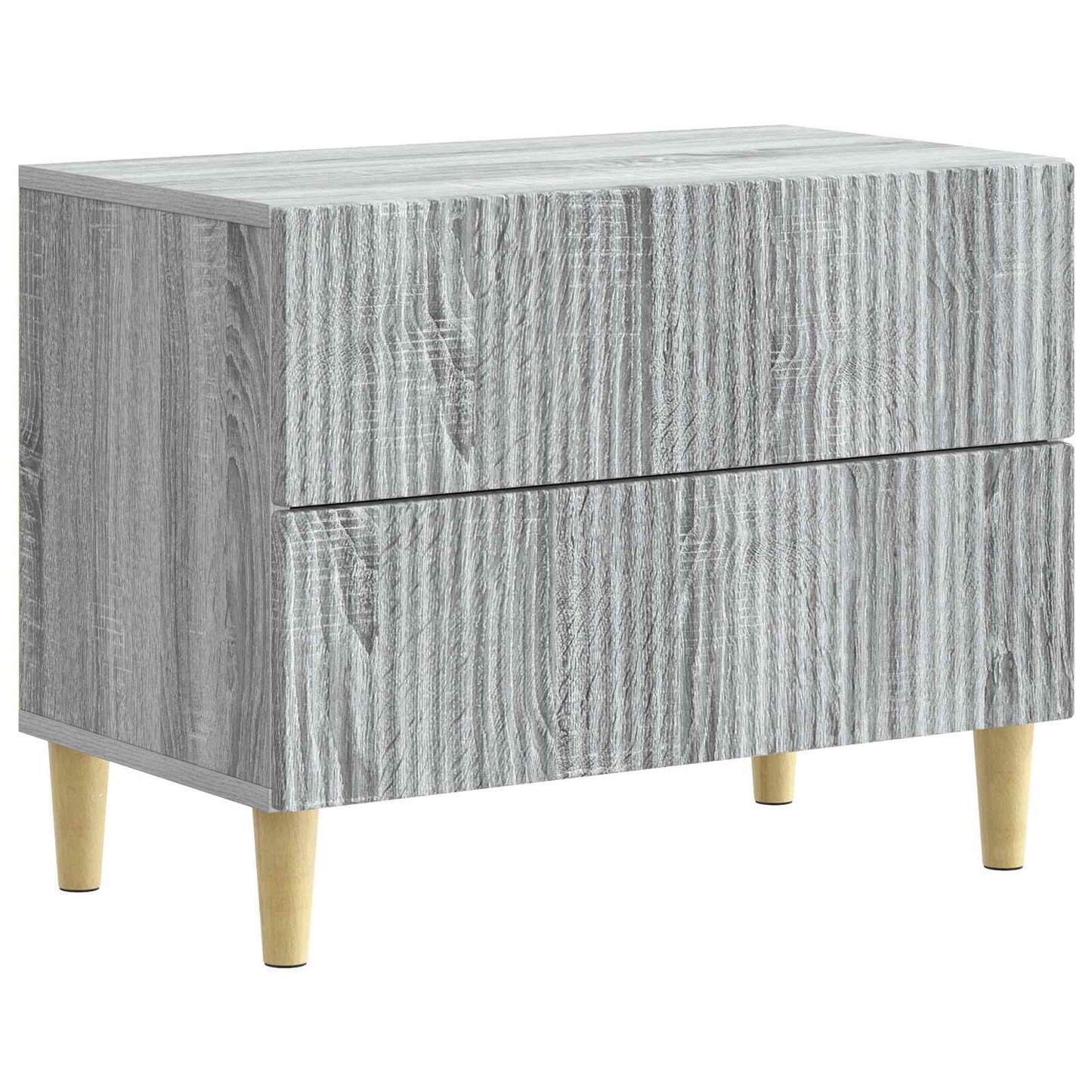 vidaXL Κομοδίνο Γκρι Sonoma 62 x 34,5 x 48 εκ Επεξεργασμένο Ξύλο