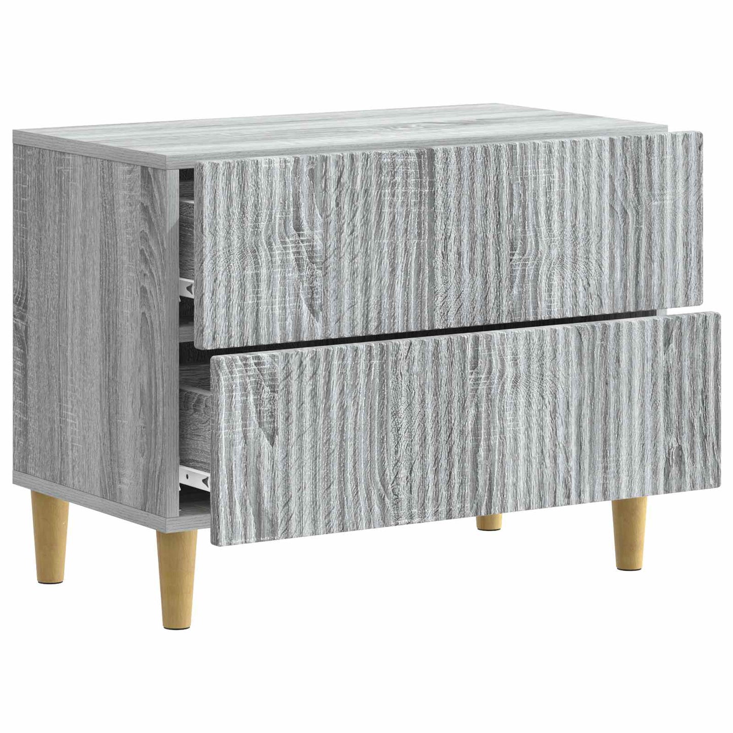 vidaXL Κομοδίνο Γκρι Sonoma 62 x 34,5 x 48 εκ Επεξεργασμένο Ξύλο