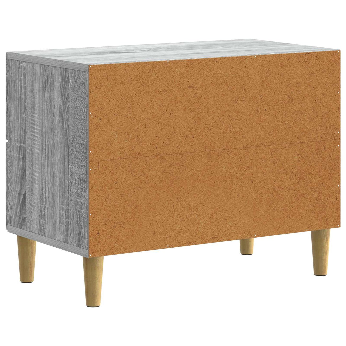 vidaXL Κομοδίνο Γκρι Sonoma 62 x 34,5 x 48 εκ Επεξεργασμένο Ξύλο