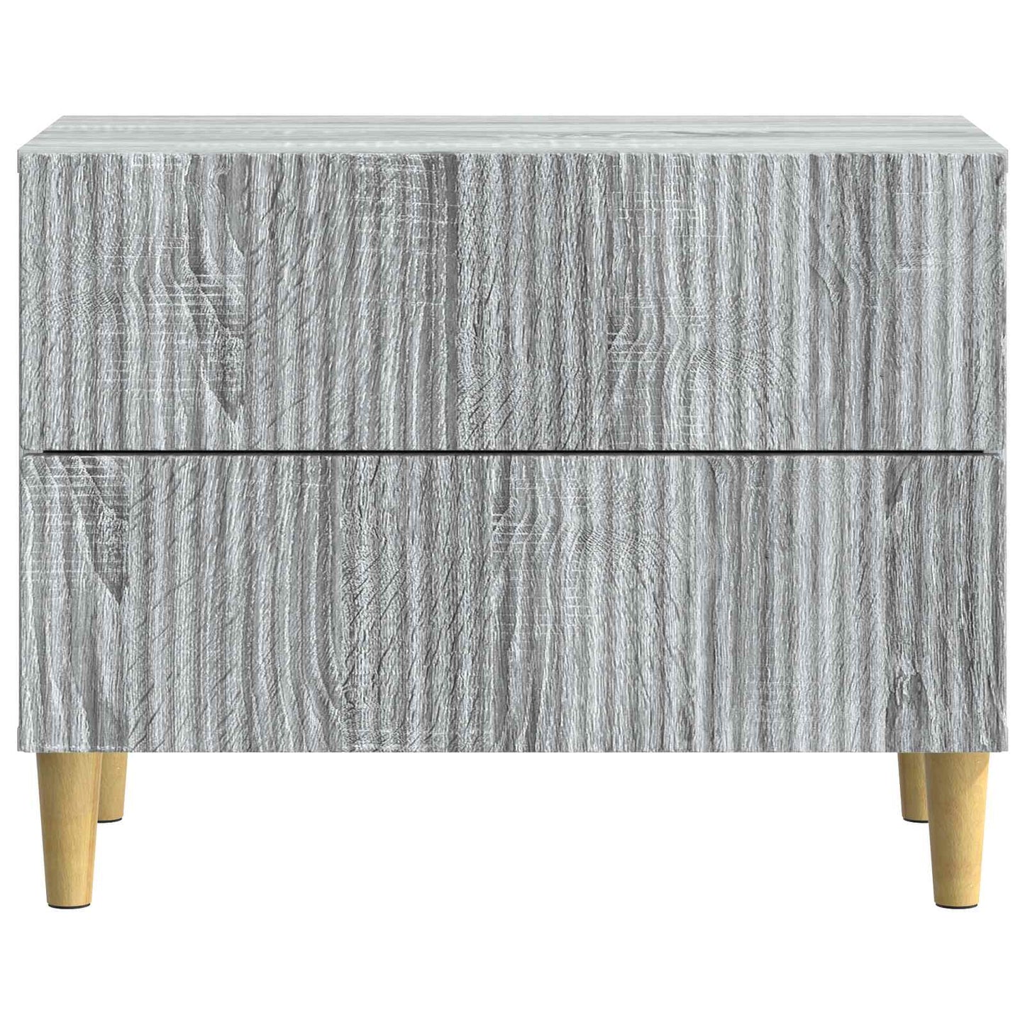 vidaXL Κομοδίνο Γκρι Sonoma 62 x 34,5 x 48 εκ Επεξεργασμένο Ξύλο