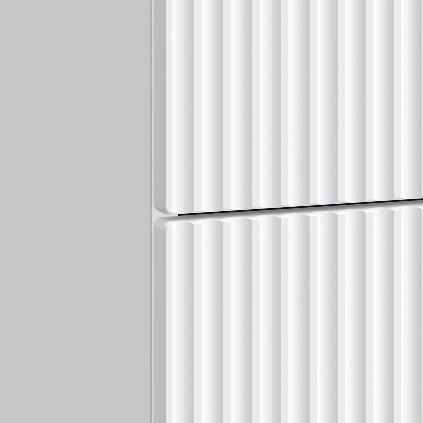 vidaXL Κομοδίνο με συρτάρι Λευκό 43 x 41 x 66,5 εκ. Επεξεργασμένο Ξύλο