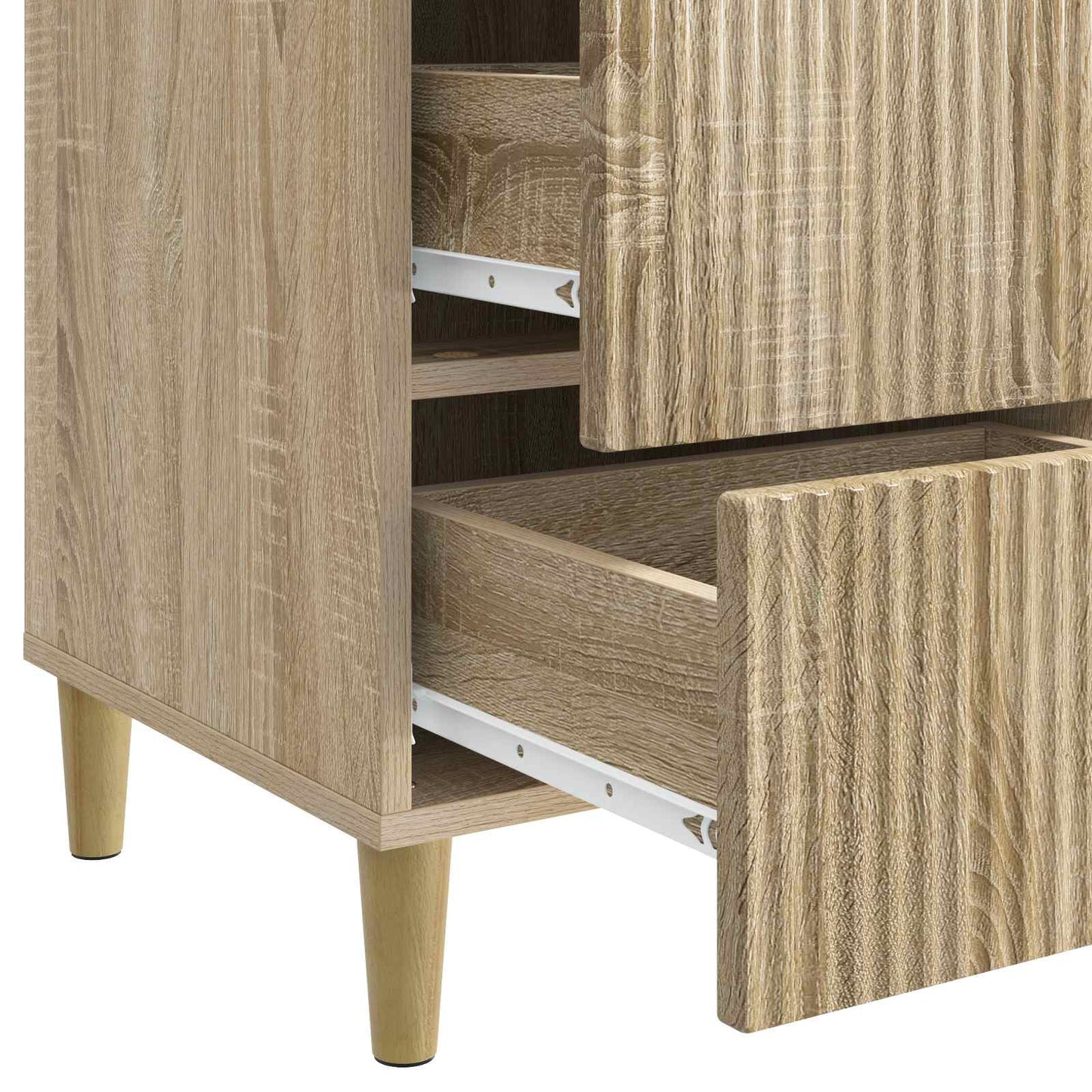 vidaXL Κομοδίνο Sonoma Δρυς 43 x 41 x 66,5 εκ. Επεξεργασμένο Ξύλο