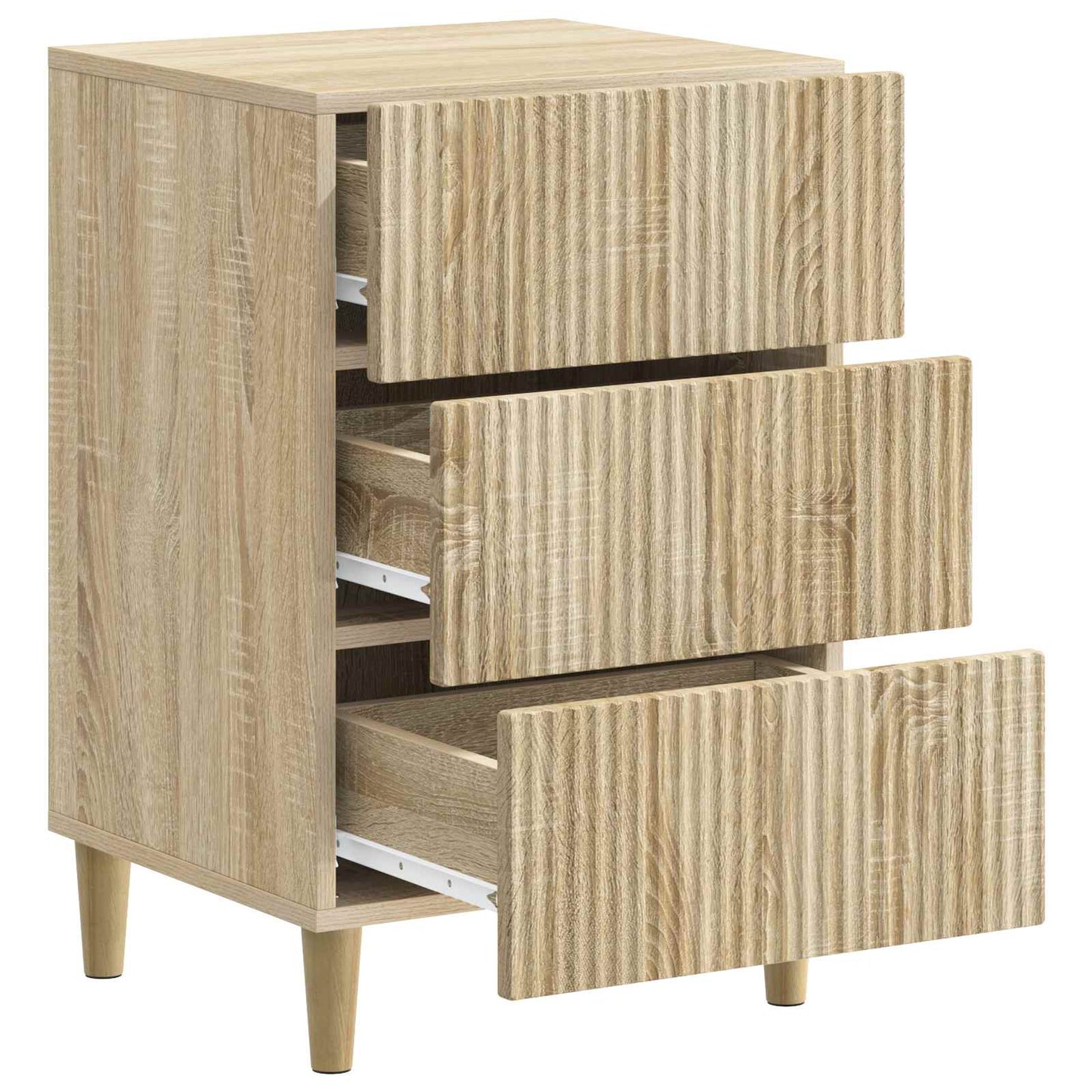 vidaXL Κομοδίνο Sonoma Δρυς 43 x 41 x 66,5 εκ. Επεξεργασμένο Ξύλο