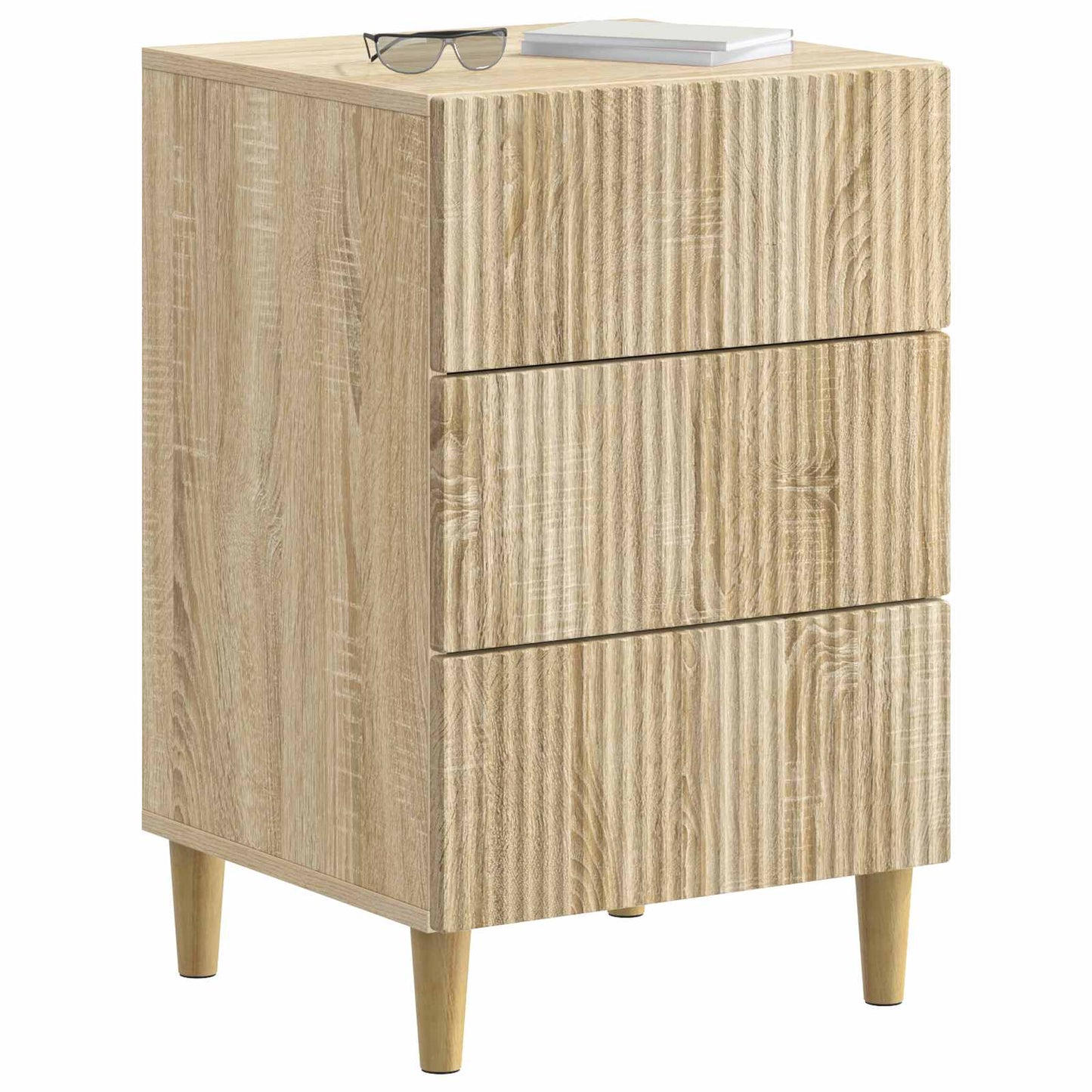 vidaXL Κομοδίνο Sonoma Δρυς 43 x 41 x 66,5 εκ. Επεξεργασμένο Ξύλο