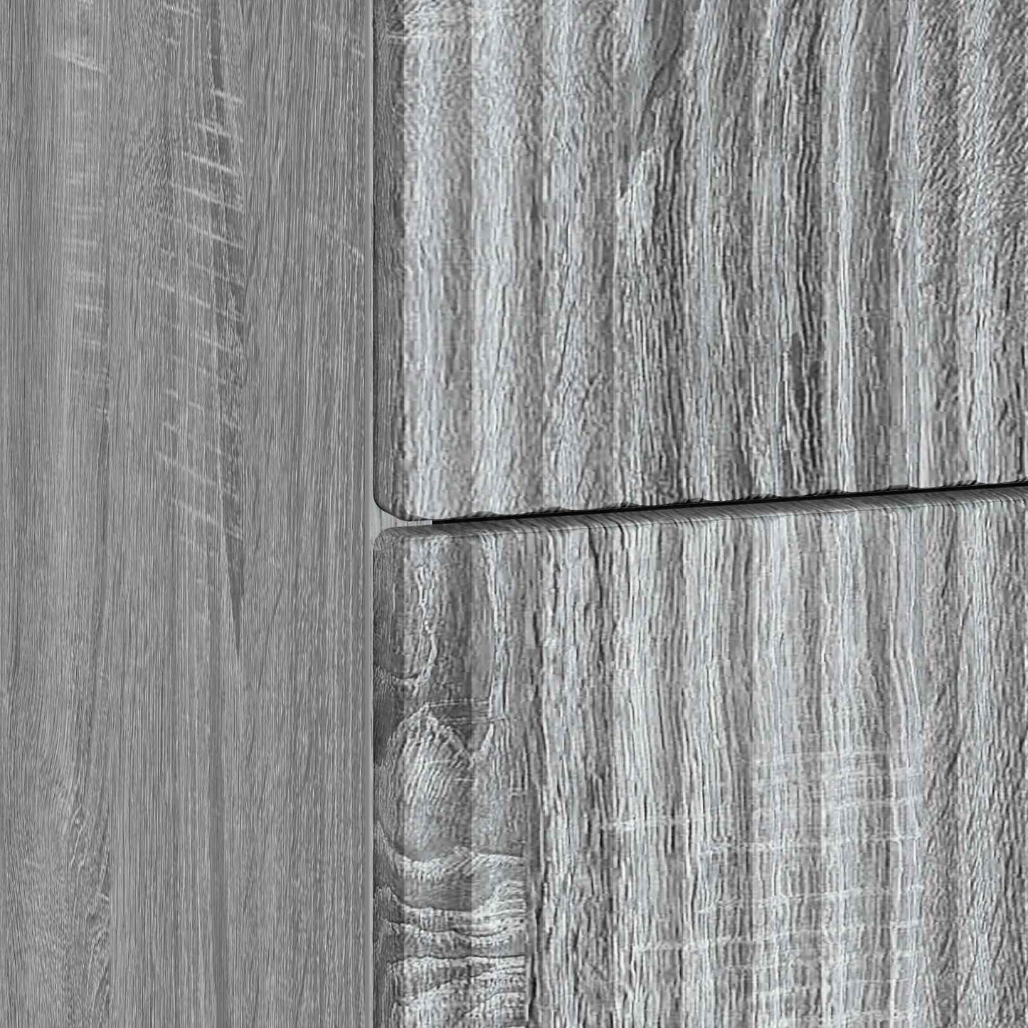 vidaXL Κομοδίνο Γκρι Sonoma 43 x 41 x 66,5 εκ. Επεξεργασμένο Ξύλο