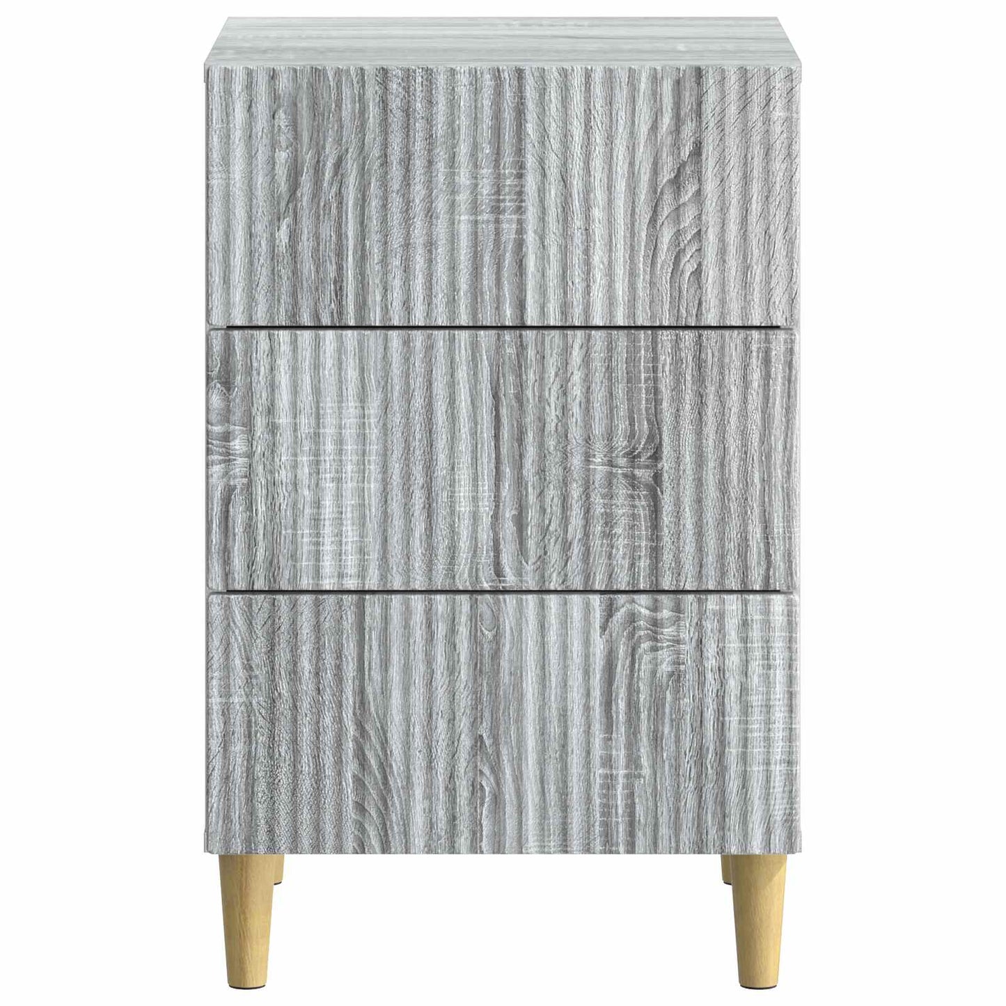 vidaXL Κομοδίνο Γκρι Sonoma 43 x 41 x 66,5 εκ. Επεξεργασμένο Ξύλο
