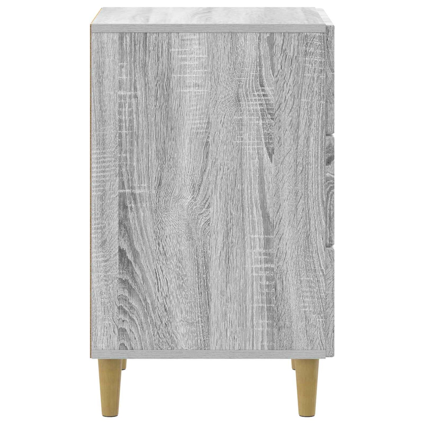 vidaXL Κομοδίνο Γκρι Sonoma 43 x 41 x 66,5 εκ. Επεξεργασμένο Ξύλο