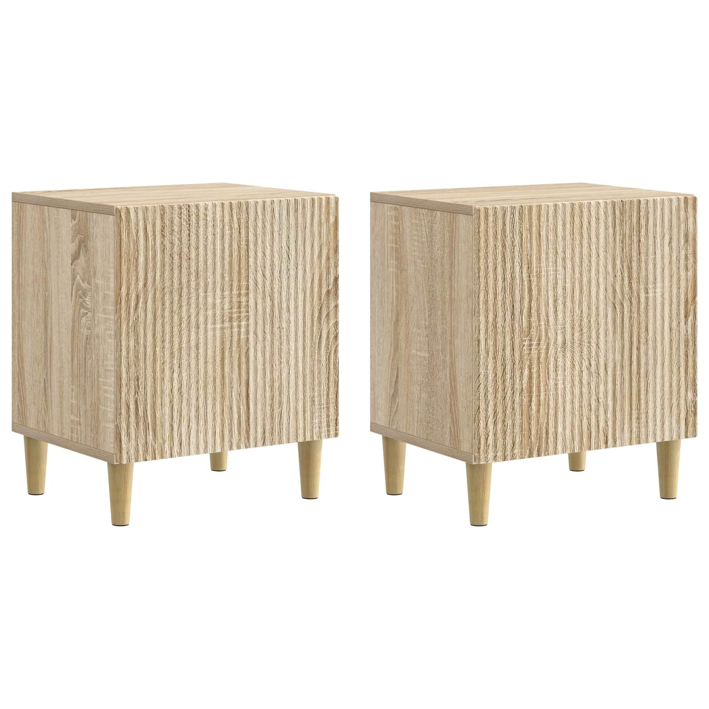 vidaXL Κομοδίνο 2 τμχ. Sonoma Δρυς 43 x 34,5 x 50 εκ