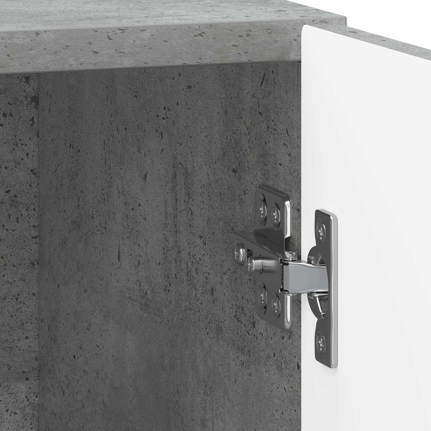 vidaXL Κομοδίνο Γκρι Σκυροδέματος 43 x 34,5 x 50 εκ Επεξεργασμένο Ξύλο