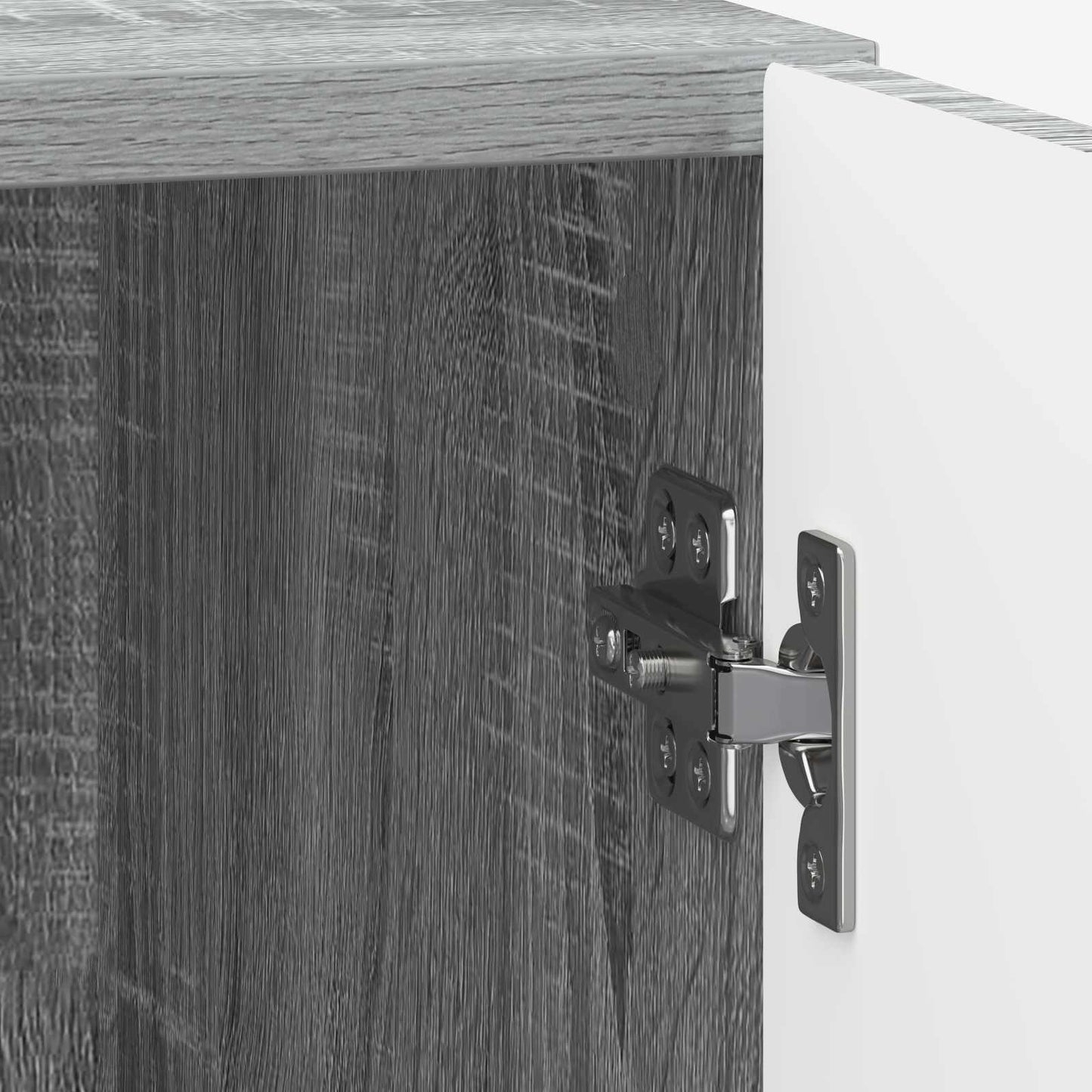 vidaXL Κομοδίνο Γκρι Sonoma 43 x 34,5 x 50 εκ Επεξεργασμένο Ξύλο