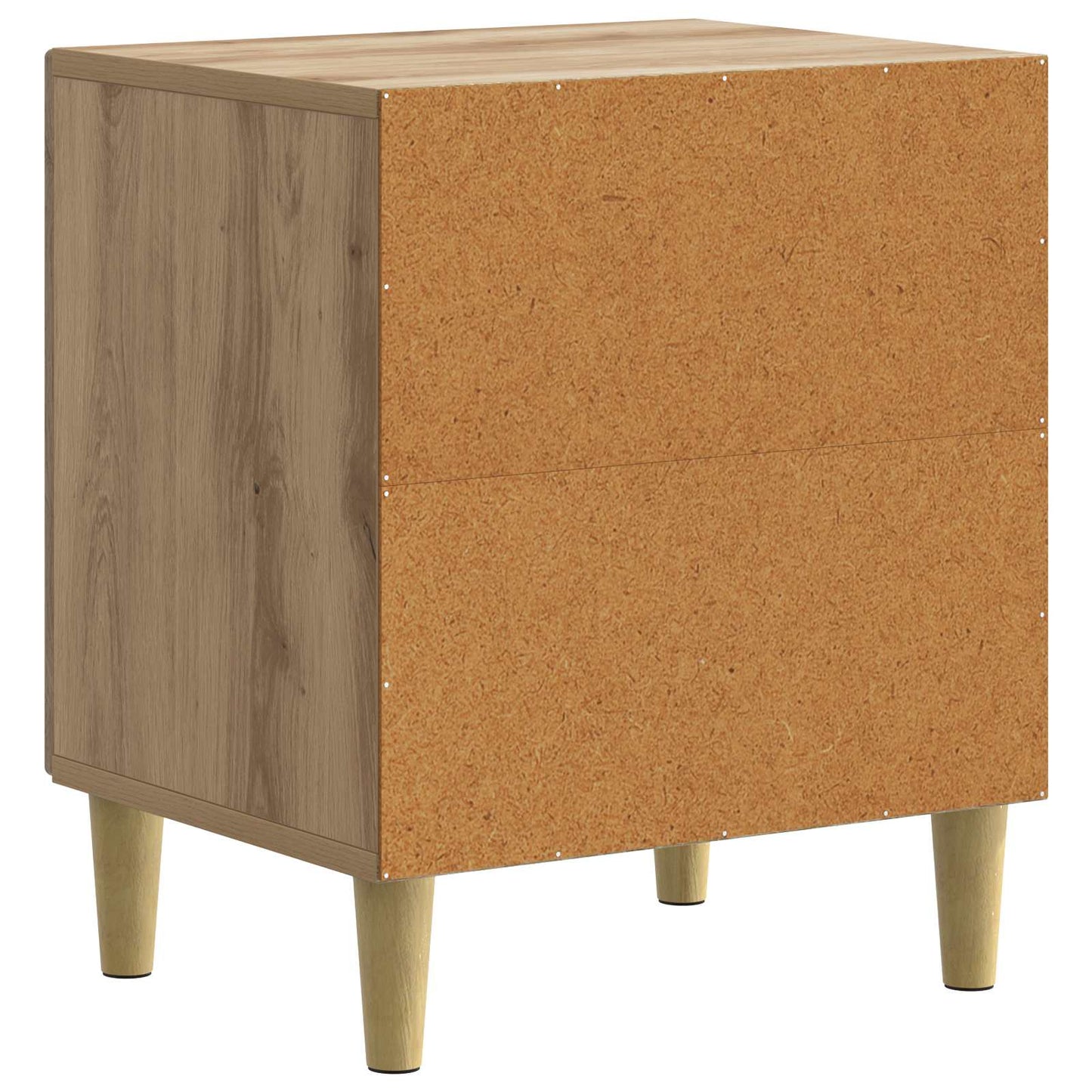 vidaXL Κομοδίνο Artisan Δρυς 43 x 34,5 x 50 εκ Επεξεργασμένο Ξύλο