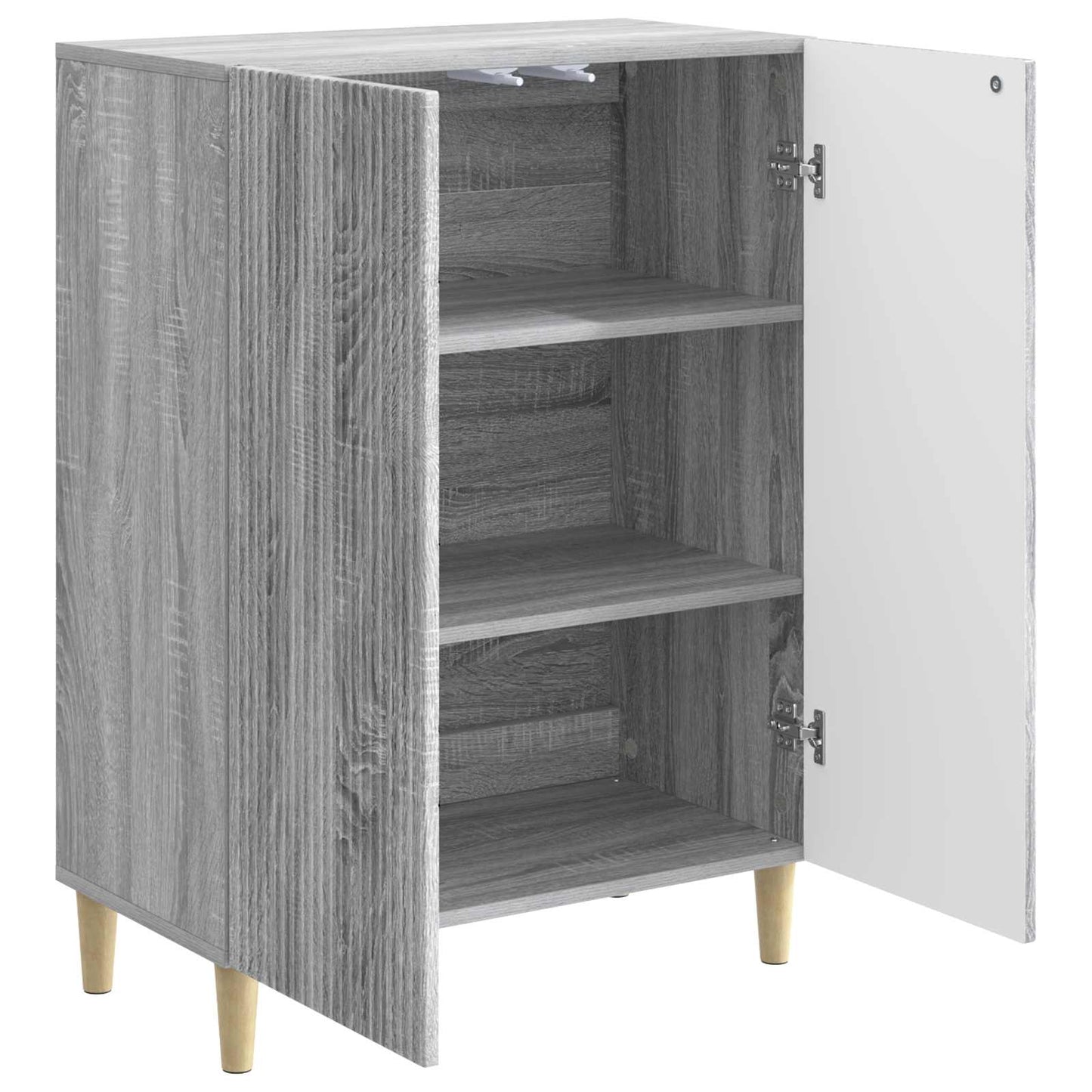 vidaXL Πλαϊνό γραφείο Γκρι Sonoma 66 x 34,5 x 90 εκ Επεξεργασμένο Ξύλο