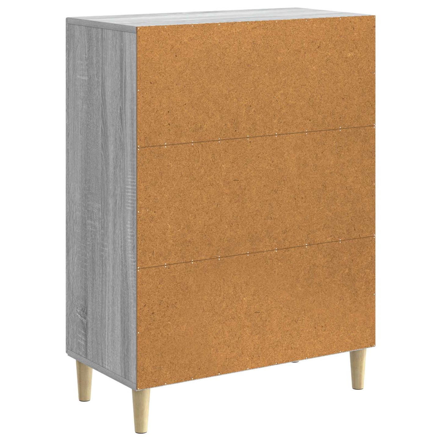 vidaXL Πλαϊνό γραφείο Γκρι Sonoma 66 x 34,5 x 90 εκ Επεξεργασμένο Ξύλο