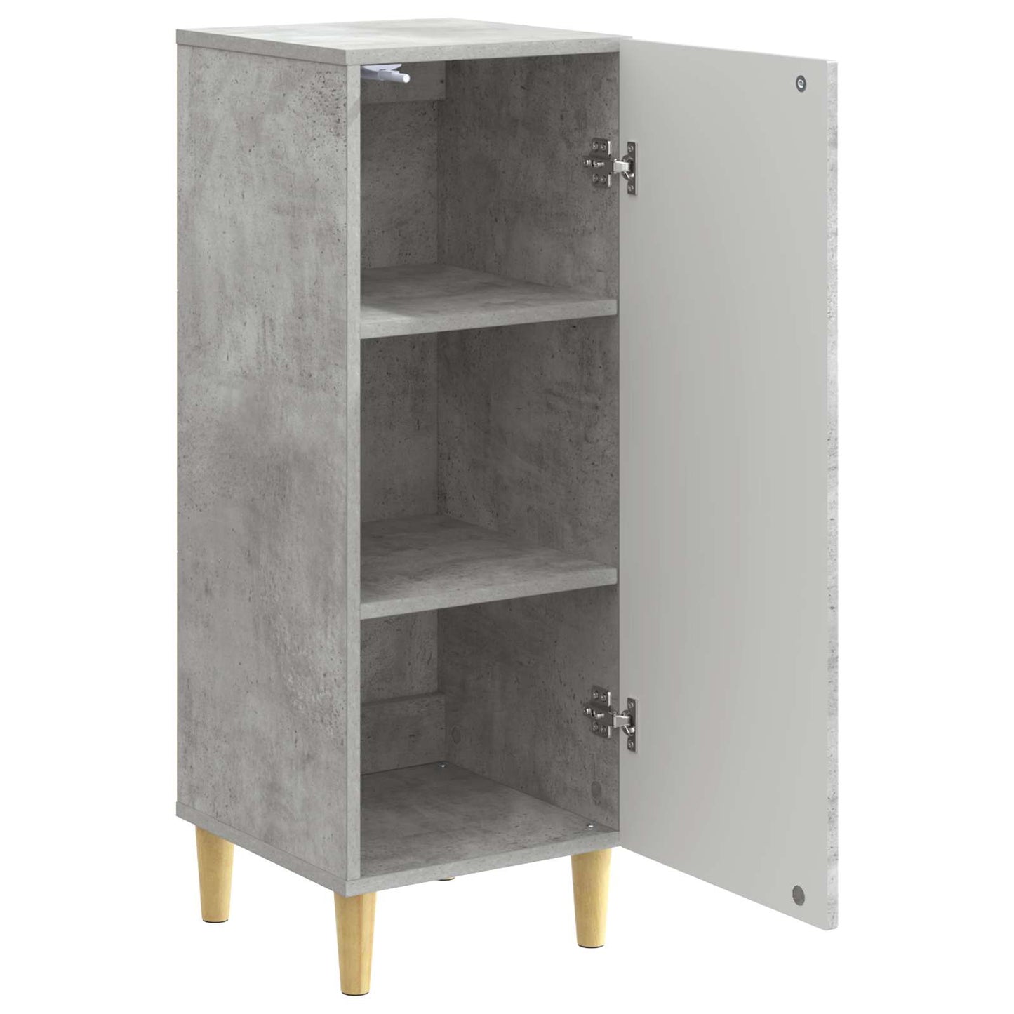 vidaXL Πλαϊνό γραφείο Γκρι Σκυροδέματος 33 x 34,5 x 90 εκ