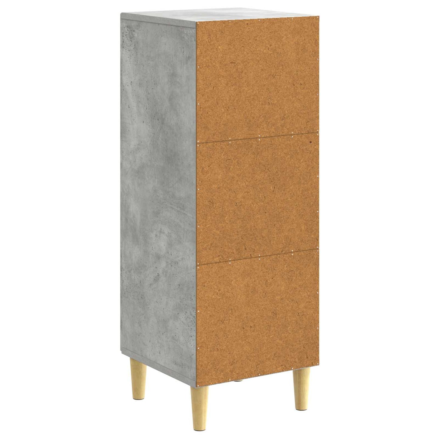 vidaXL Πλαϊνό γραφείο Γκρι Σκυροδέματος 33 x 34,5 x 90 εκ