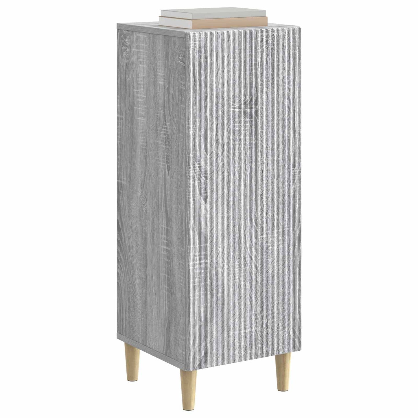 vidaXL Πλαϊνό γραφείο Γκρι Sonoma 33 x 34,5 x 90 εκ Επεξεργασμένο Ξύλο