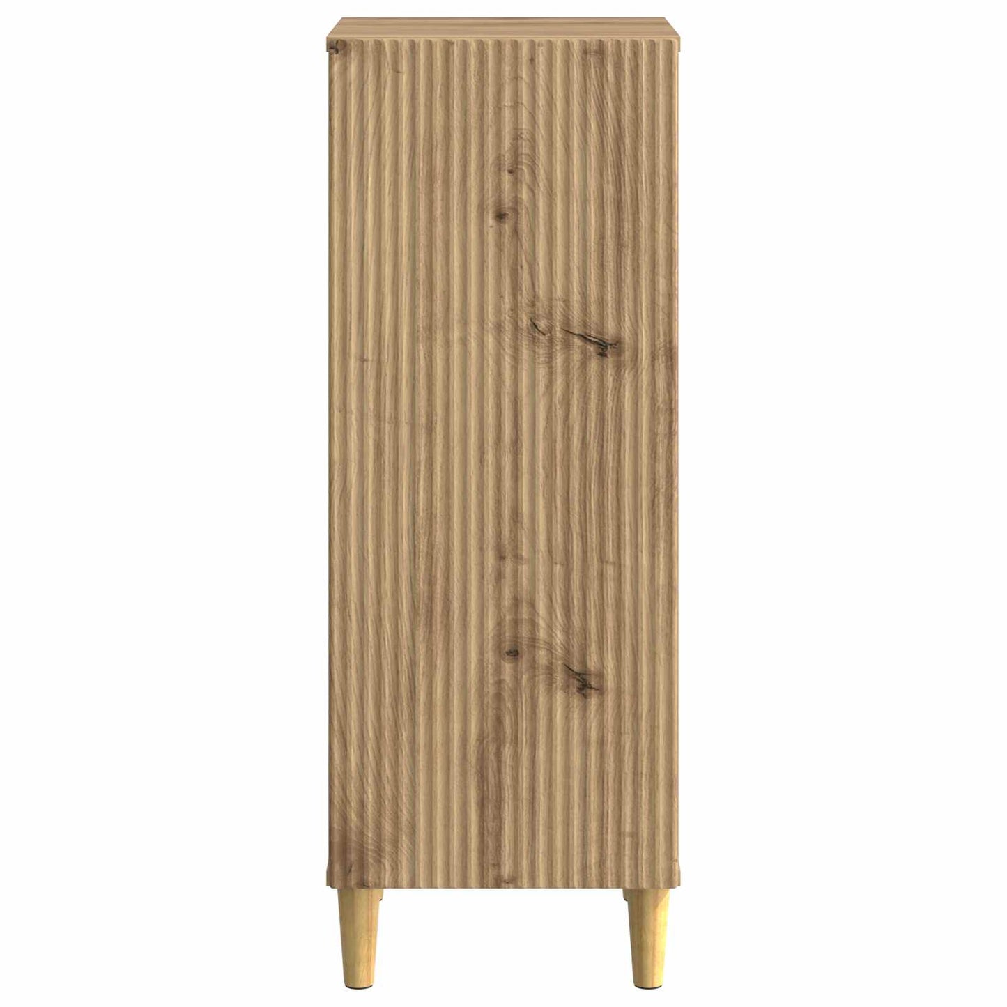 vidaXL Πλαϊνό γραφείο Artisan Δρυς 33 x 34,5 x 90 εκ
