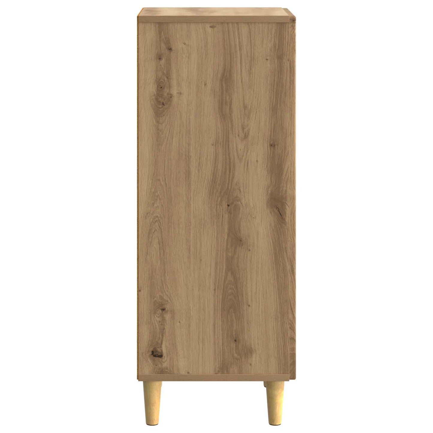 vidaXL Πλαϊνό γραφείο Artisan Δρυς 33 x 34,5 x 90 εκ