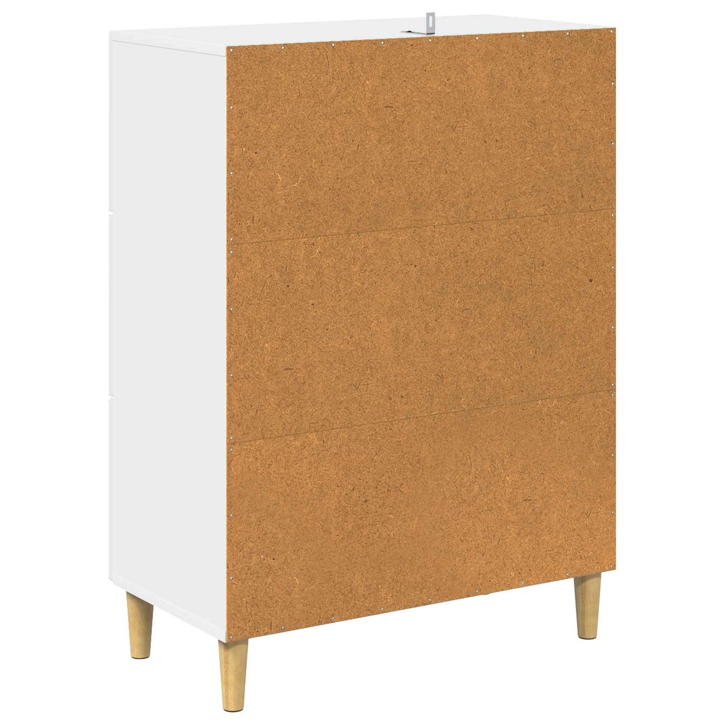vidaXL Ντουλάπι με Συρτάρια Λευκό 66 x 34,5 x 90 εκ Επεξεργασμένο Ξύλο