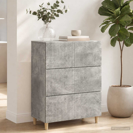 vidaXL Ντουλάπι με Συρτάρια 66 x 34,5 x 90 εκ Επεξεργασμένο Ξύλο