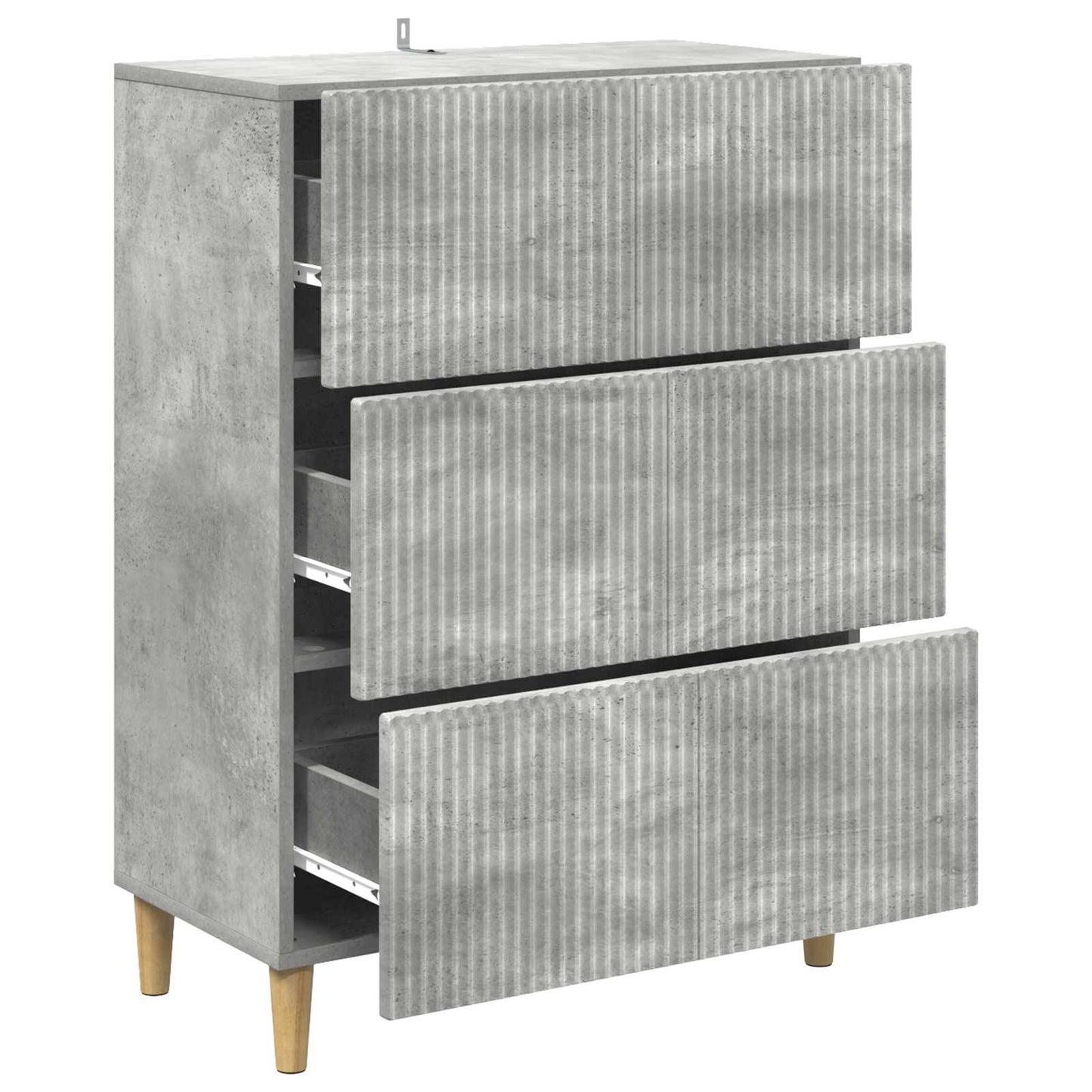 vidaXL Ντουλάπι με Συρτάρια 66 x 34,5 x 90 εκ Επεξεργασμένο Ξύλο