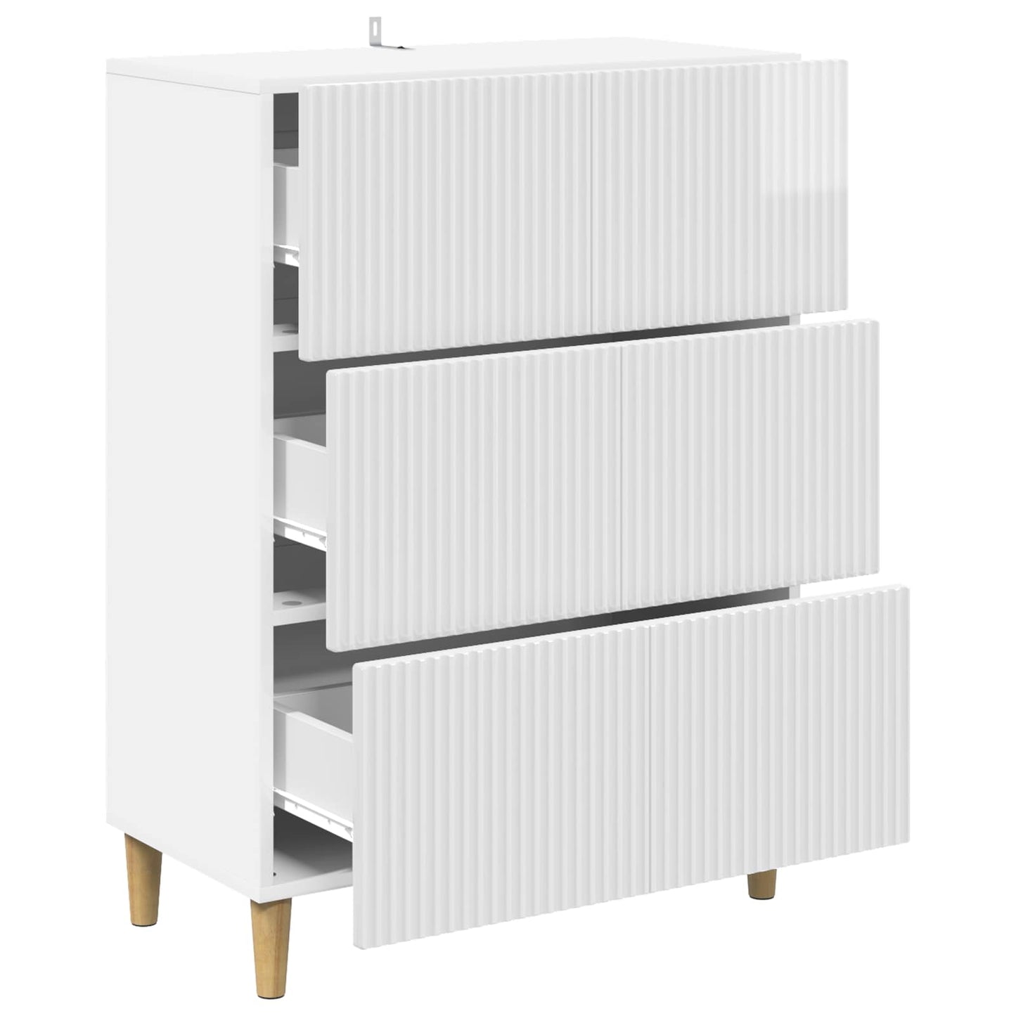 vidaXL Ντουλάπι με Συρτάρια 66 x 34,5 x 90 εκ Επεξεργασμένο Ξύλο