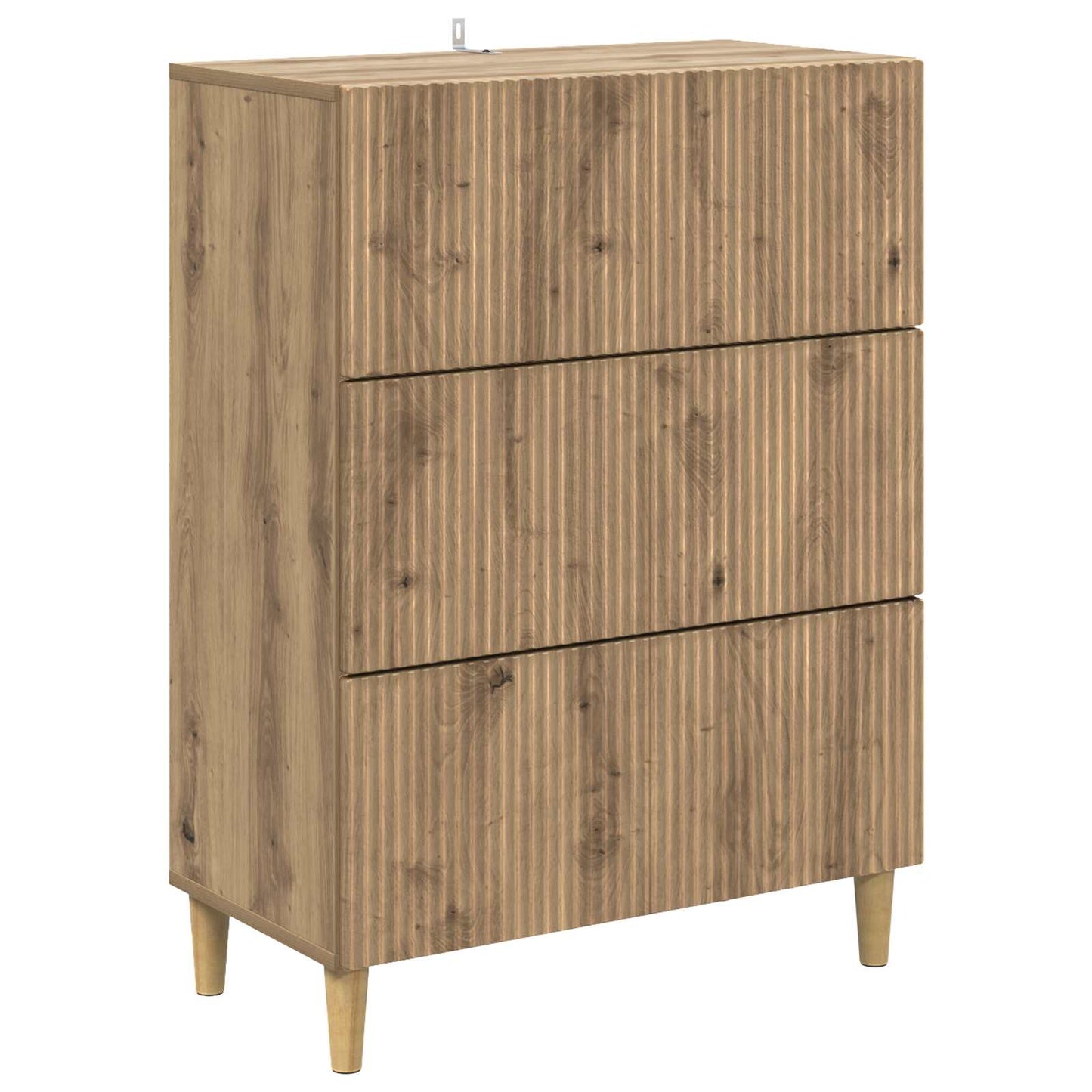 vidaXL Ντουλάπι με Συρτάρια 66 x 34,5 x 90 εκ Επεξεργασμένο Ξύλο