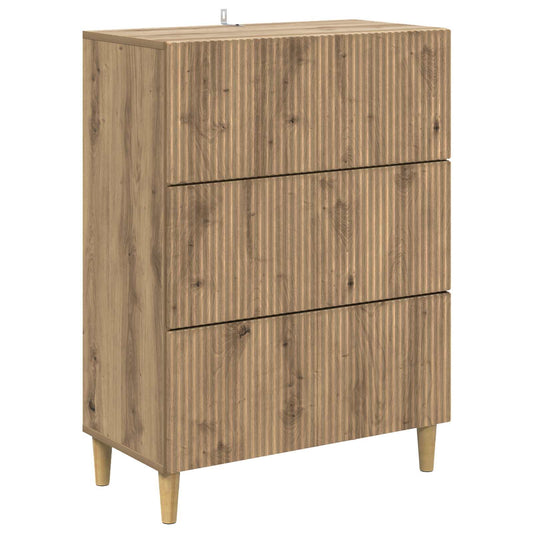 vidaXL Ντουλάπι με Συρτάρια 66 x 34,5 x 90 εκ Επεξεργασμένο Ξύλο
