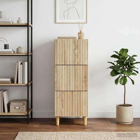 vidaXL Ντουλάπι με Συρτάρια Sonoma Δρυς 33 x 34,5 x 90 εκ