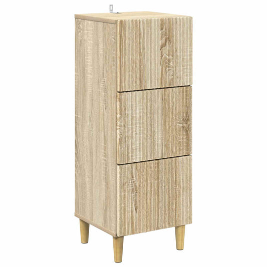 vidaXL Ντουλάπι με Συρτάρια Sonoma Δρυς 33 x 34,5 x 90 εκ
