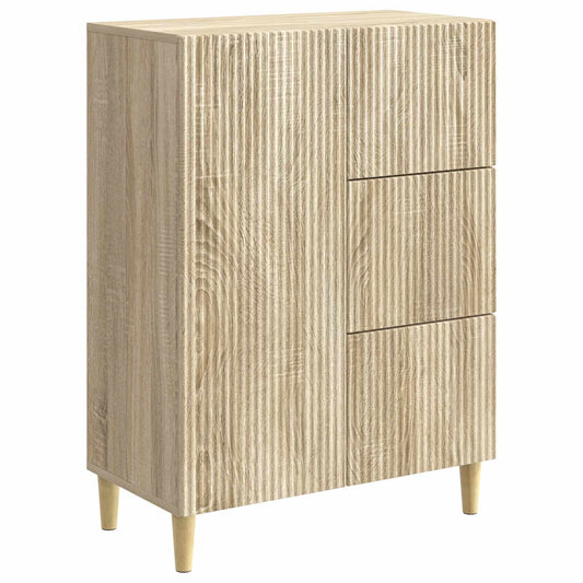 vidaXL Πλαϊνό γραφείο Sonoma Δρυς 66 x 34,5 x 90 εκ Επεξεργασμένο Ξύλο