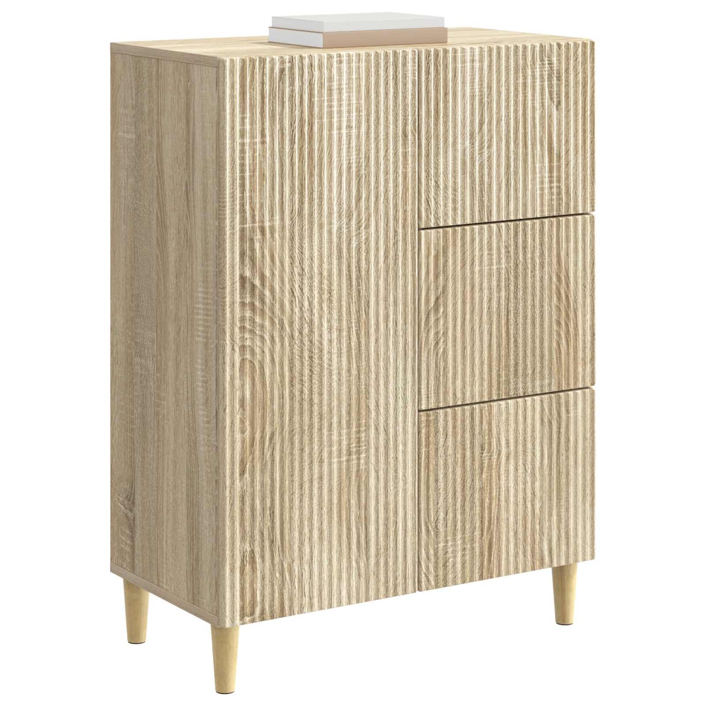 vidaXL Πλαϊνό γραφείο Sonoma Δρυς 66 x 34,5 x 90 εκ Επεξεργασμένο Ξύλο