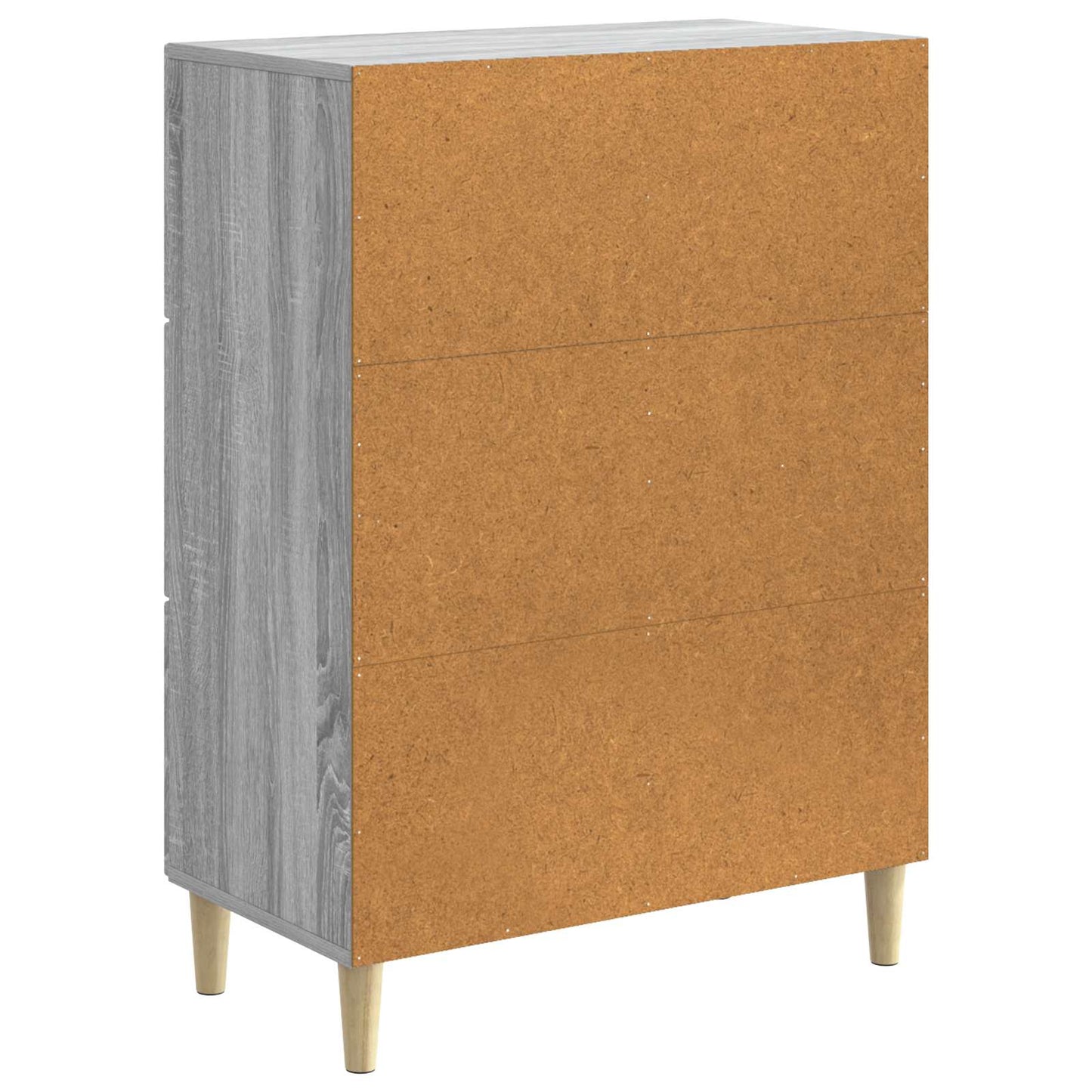 vidaXL Πλαϊνό γραφείο Γκρι Sonoma 66 x 34,5 x 90 εκ Επεξεργασμένο Ξύλο