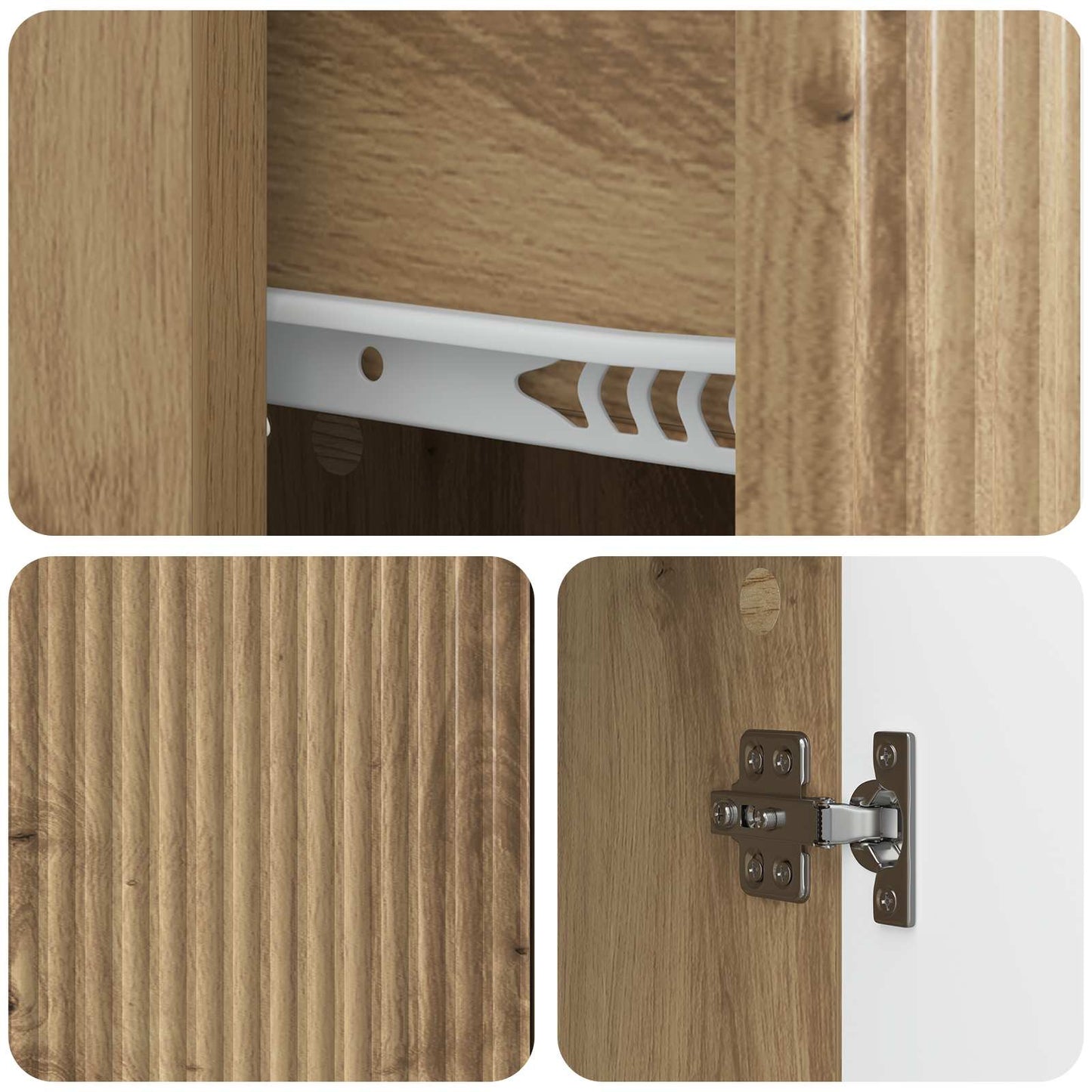 vidaXL Πλαϊνό γραφείο με συρτάρι Artisan Δρυς 66 x 34,5 x 90 εκ