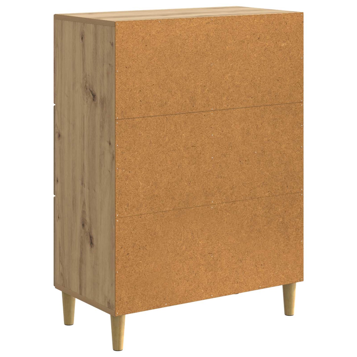 vidaXL Πλαϊνό γραφείο με συρτάρι Artisan Δρυς 66 x 34,5 x 90 εκ