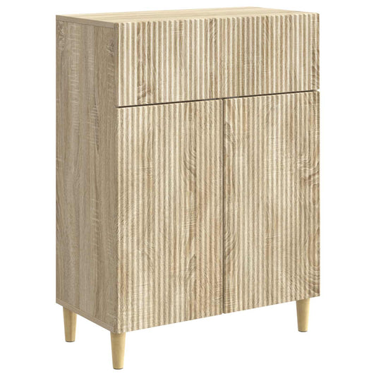 vidaXL Πλαϊνό γραφείο Sonoma Δρυς 66 x 34,5 x 90 εκ Επεξεργασμένο Ξύλο