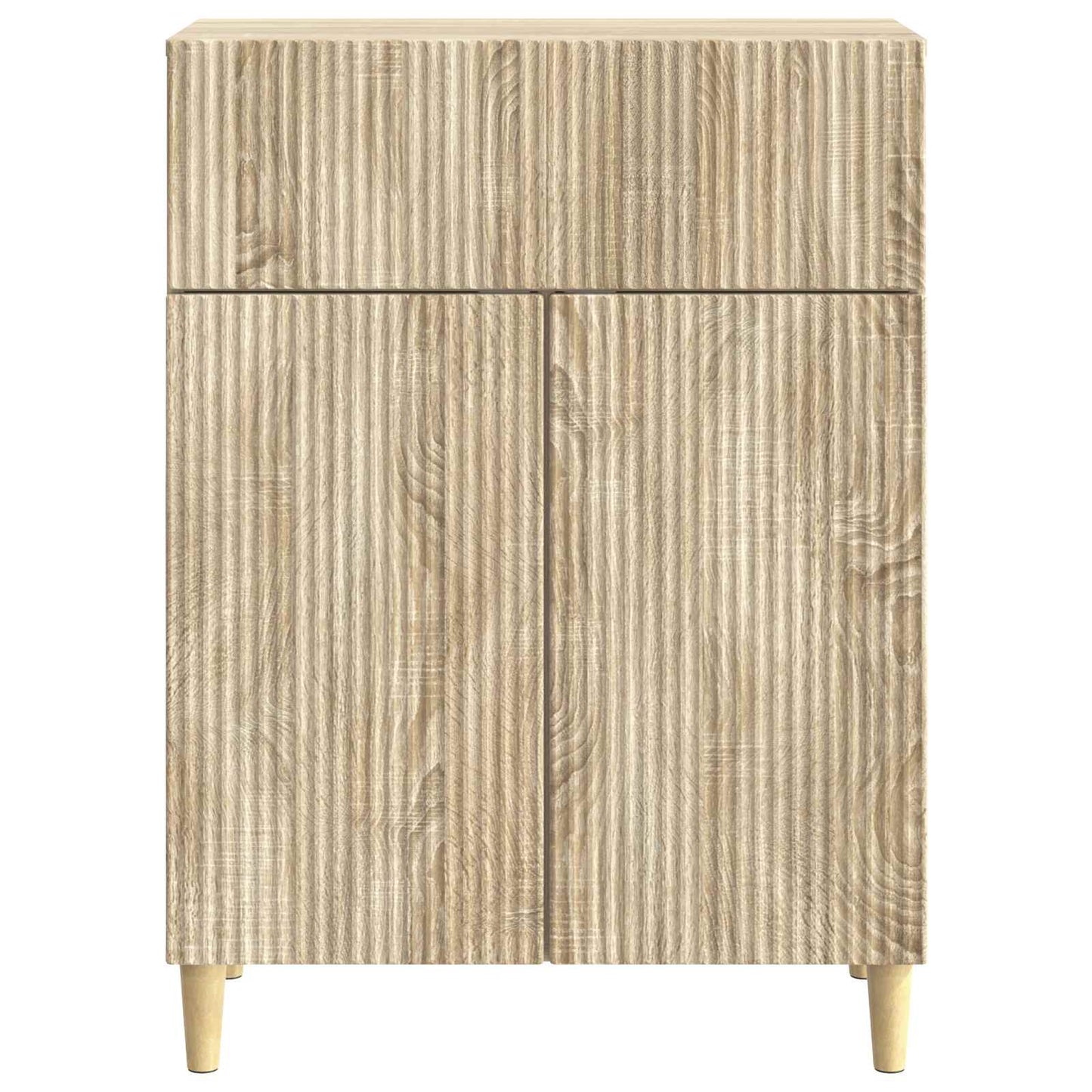 vidaXL Πλαϊνό γραφείο Sonoma Δρυς 66 x 34,5 x 90 εκ Επεξεργασμένο Ξύλο