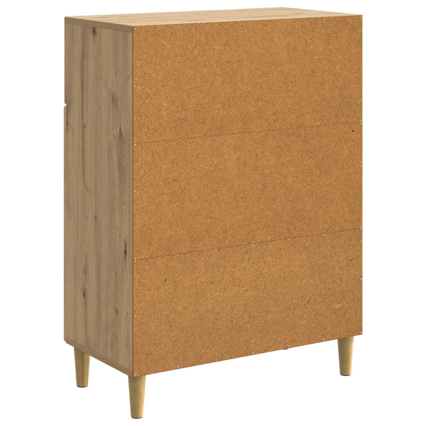 vidaXL Πλαϊνό γραφείο με συρτάρι Artisan Δρυς 66 x 34,5 x 90 εκ