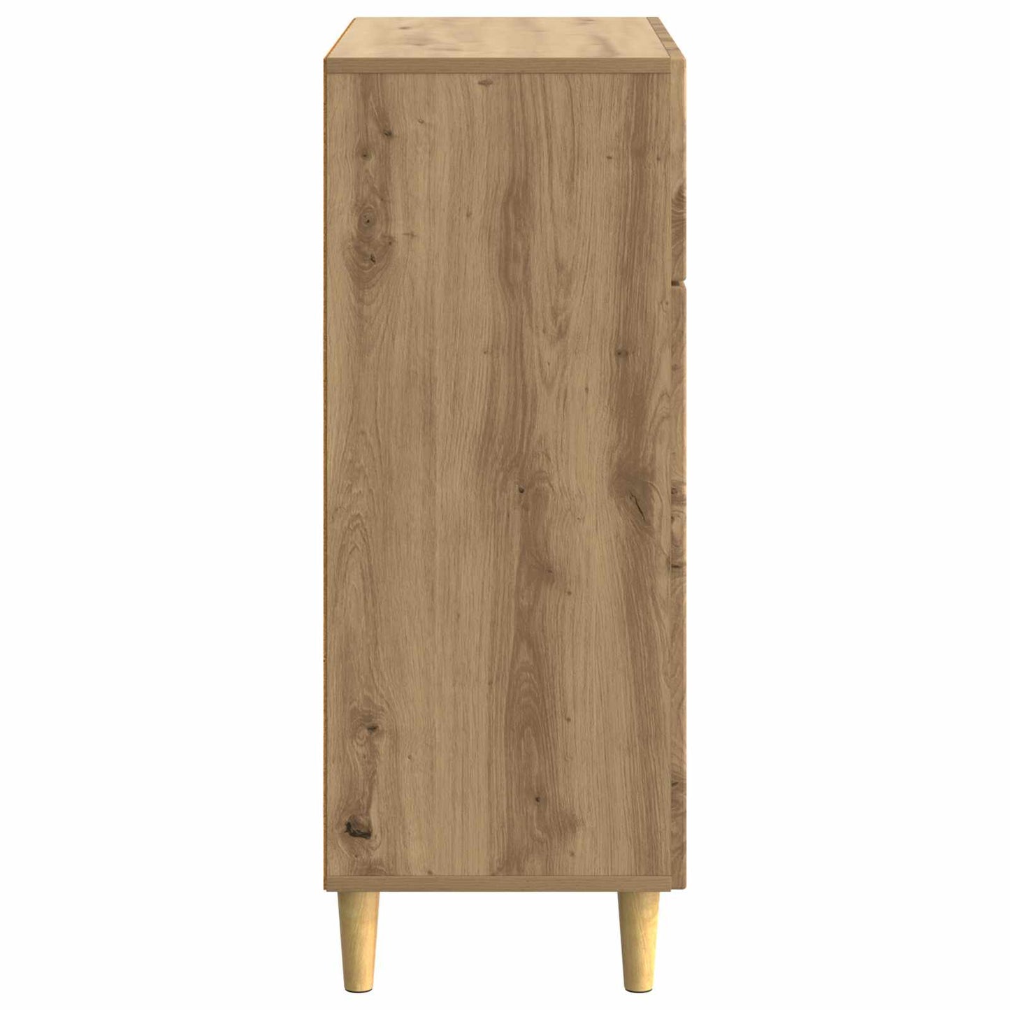 vidaXL Πλαϊνό γραφείο με συρτάρι Artisan Δρυς 66 x 34,5 x 90 εκ