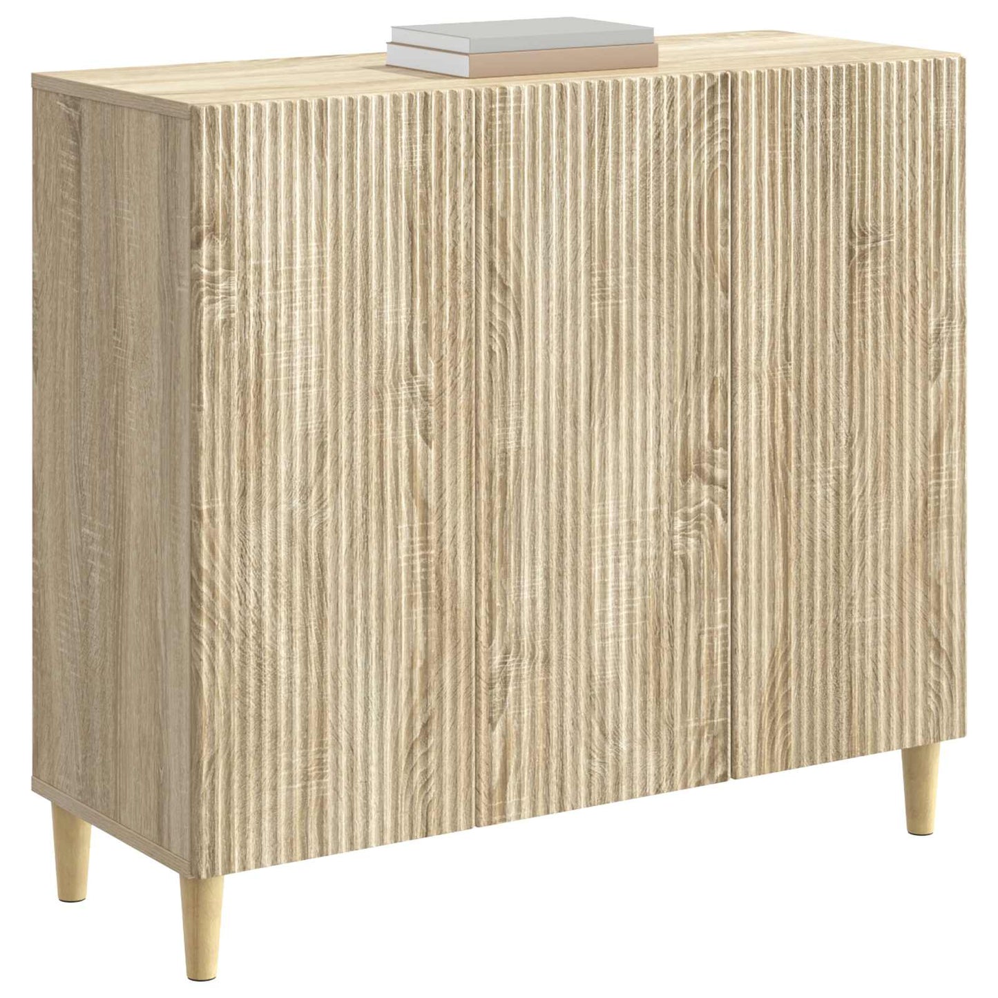 vidaXL Πλαϊνό γραφείο Sonoma Δρυς 89 x 34,5 x 80 εκ Επεξεργασμένο Ξύλο