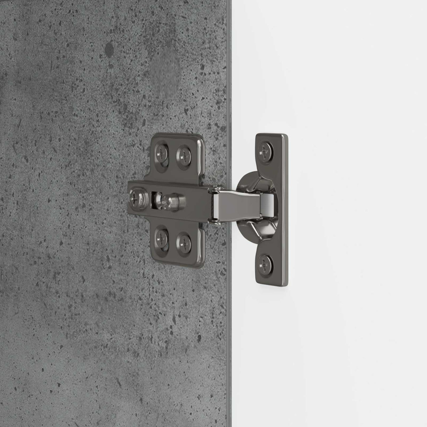 vidaXL Πλαϊνό γραφείο Γκρι Σκυροδέματος 89 x 34,5 x 80 εκ