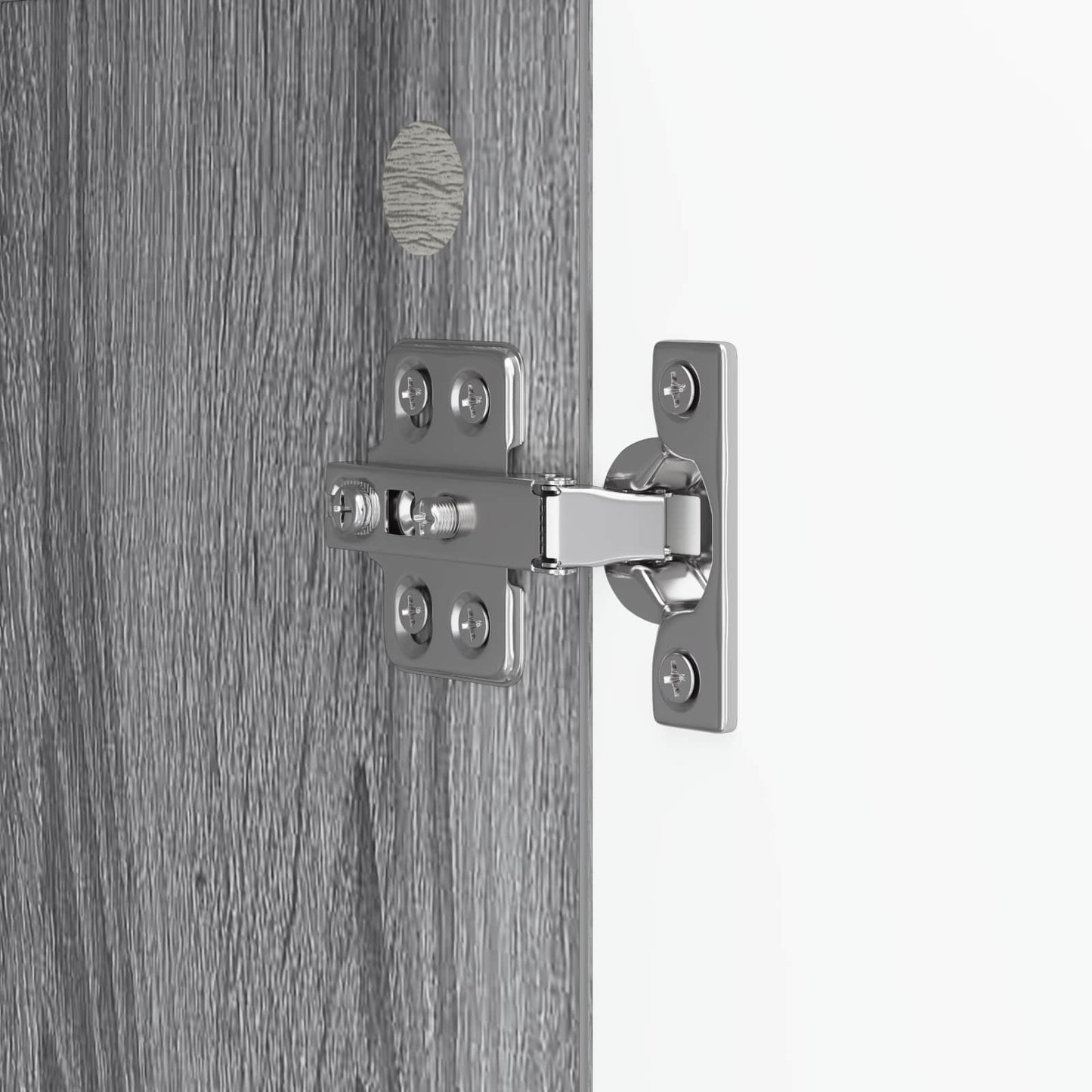 vidaXL Πλαϊνό γραφείο Γκρι Sonoma 89 x 34,5 x 80 εκ Επεξεργασμένο Ξύλο