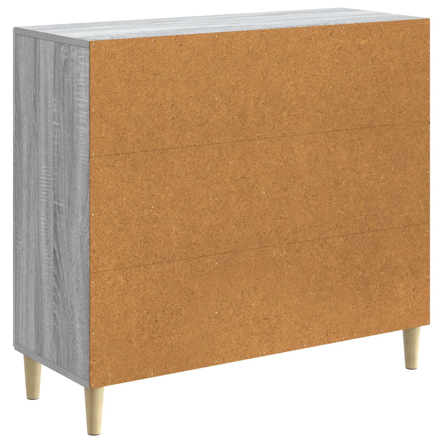 vidaXL Πλαϊνό γραφείο Γκρι Sonoma 89 x 34,5 x 80 εκ Επεξεργασμένο Ξύλο