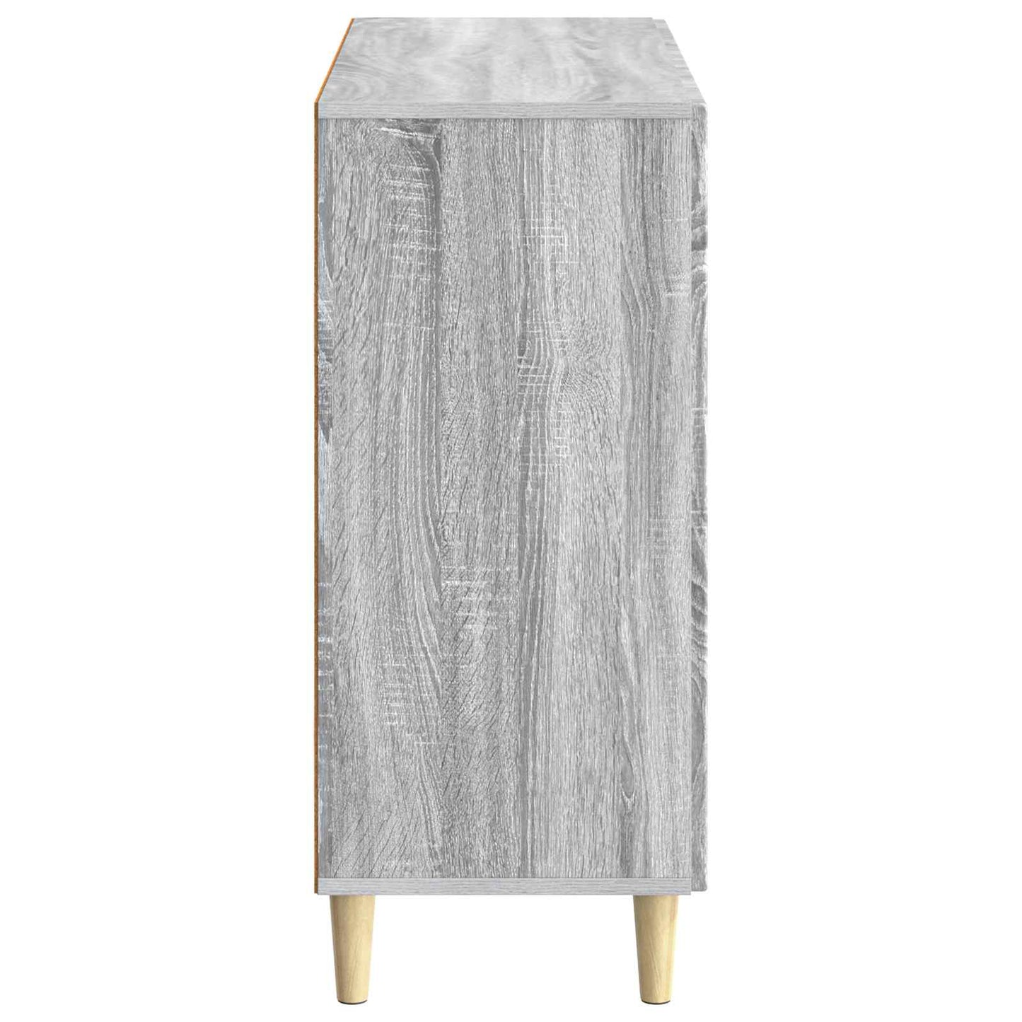 vidaXL Πλαϊνό γραφείο Γκρι Sonoma 89 x 34,5 x 80 εκ Επεξεργασμένο Ξύλο