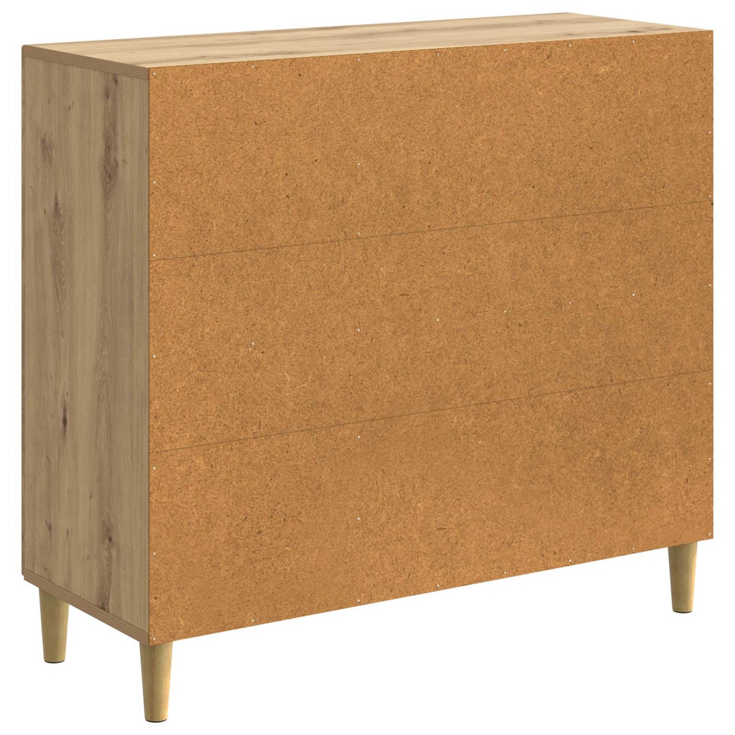 vidaXL Πλαϊνό γραφείο Artisan Δρυς 89 x 34,5 x 80 εκ