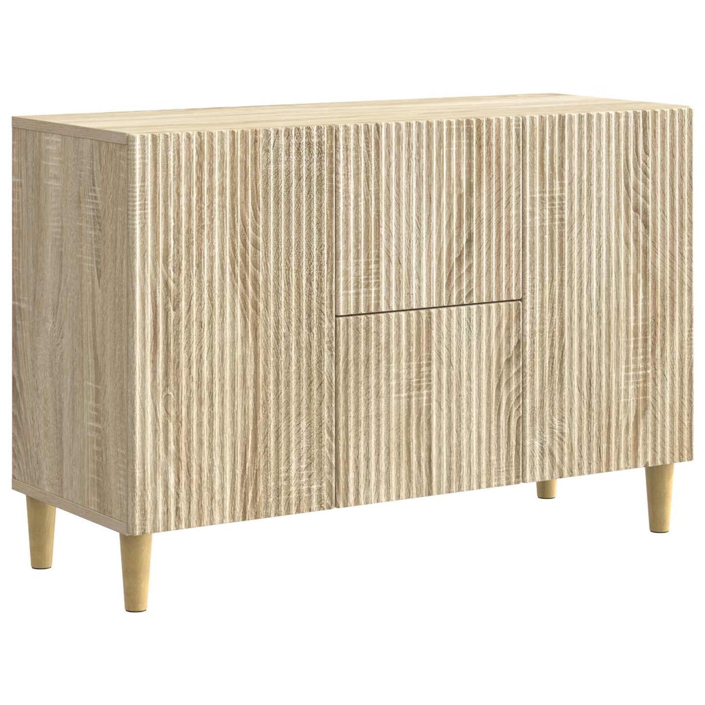 vidaXL Πλαϊνό γραφείο με συρτάρι Sonoma Δρυς 89 x 34,5 x 60 εκ.